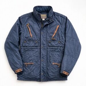 Vintage Cabela's Gore-Tex Parka Jacket Blue Mens Large Hunting Coat